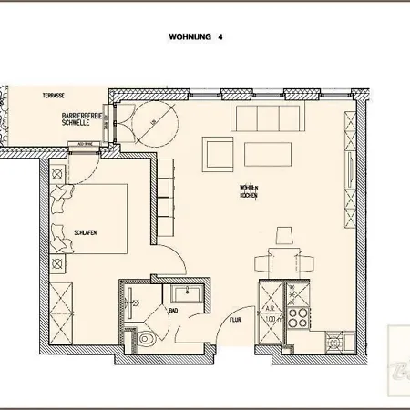 Villa-borwin-apartment-4 Lägenhet *